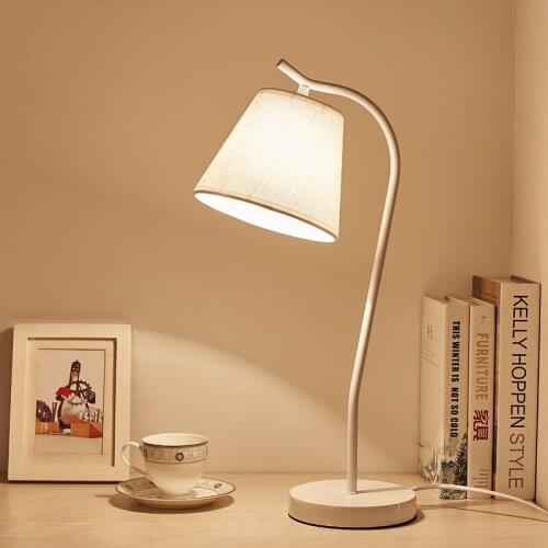 Europe Wrought Iron Desk Lamp Originality Personality Modern Decoration Lighting Platform Study Study Bedroom Bedside Children