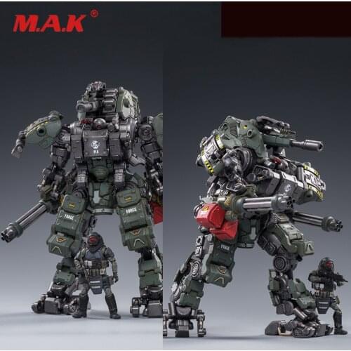 JOY TOY 1/25 Steel Bone H05 army green color Heavy Firepower Mecha Armor Figure Action 23cm Toy collectible