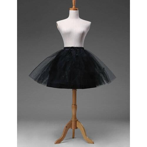 Short Petticoat Crinoline Underskirt Tutu Bridal Wedding Dress Skirt Slips 2023