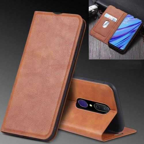 For OPPO F11 A7 A5 A5S A3S A3 Leather Case R17 Pro R17 RX17 Neo Auto Magnetic Flip Stand Case A5 A9 2020 Wallet Book Cover Bag