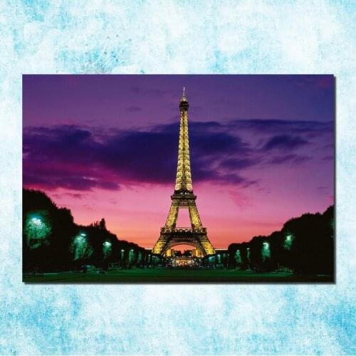 Red London Bus Tower City Art Silk Canvas Poster Print 13x20 24x36 Inch Cityscape Wall Picture Home Room Decor 022