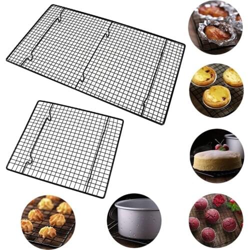 Kitchen baking tools Stainless Steel Cooling Roasting Rack Heavy Duty Thick-Wire Grid for cooking Jelly Roll Pan Oven