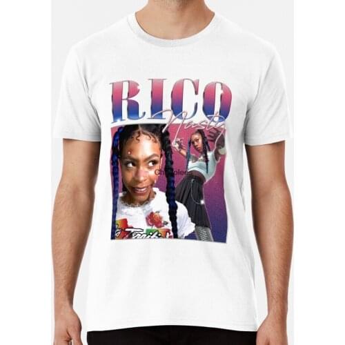 Men Shirt Rico Nasty retro vintage hip hop tee 90 s homage aesthetic Women tshirt