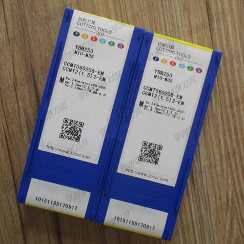 Boring CNC lathe CCMT060204 060208 EM YBM253 special internal turning tool CCMT 060204 turning insert ccmt0602 lathe tool
