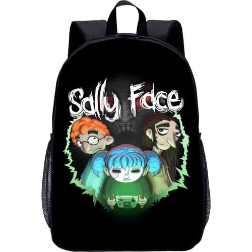Sally Face Backpack Backpack School Bag Kids Backpack Bag Women Girls Surprise Bag For Kids Notebook Backpack Game Travel
