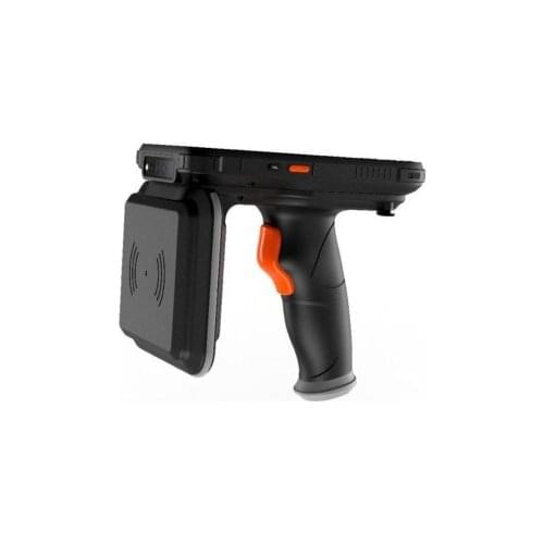 2D barcode scanner+Handheld UHF RFID Reader access control card reader