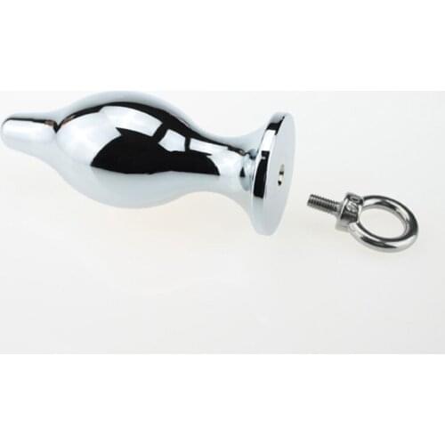 Super Big Size Metal Sex Anal Plug,Adult Butt Plug Female Male Masturbation Gay Anus Plug with Ring Safe Material Anal Toys O3