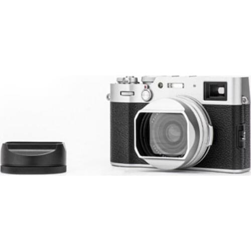 YC Onion Lens Hood Shade for Fujifilm X100V with 23mm Adapter Ring in Aluminum Alloy