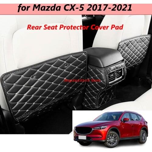 Rear Seat Protector Cover Pad For Mazda CX5 CX-5 2017 2018 2019 2020 Accessories 2021 Air Conditioner Outlet Frame Car Styling