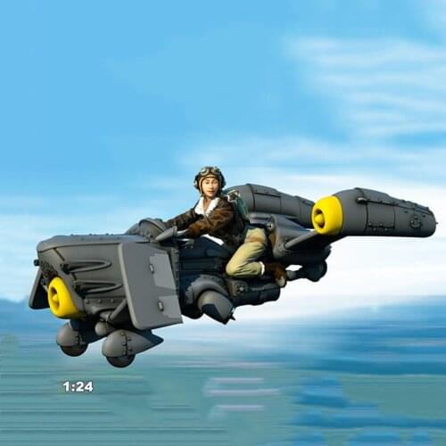 1/24 Unpainted Resin Figure Building Kit