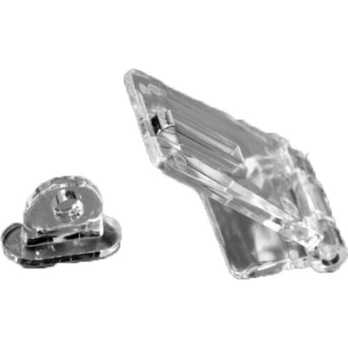 100PCS/LOT HIGH QUALITY L56x24mm Clear Crystal Transparent Acrylic Hinge Drawer Door Lock Catch