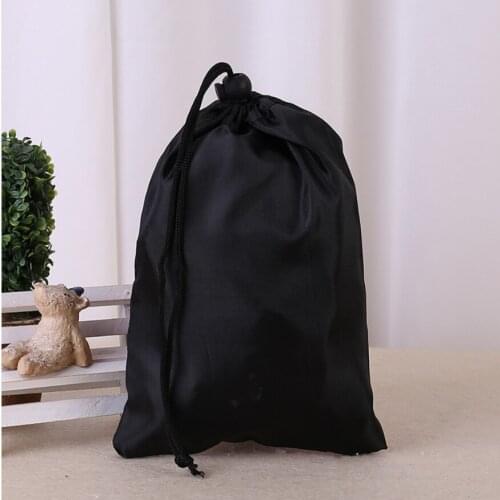 100pcs High quality small 210d polyester drawstring bag pouch wholesale jewelry gift reusable polyester bag