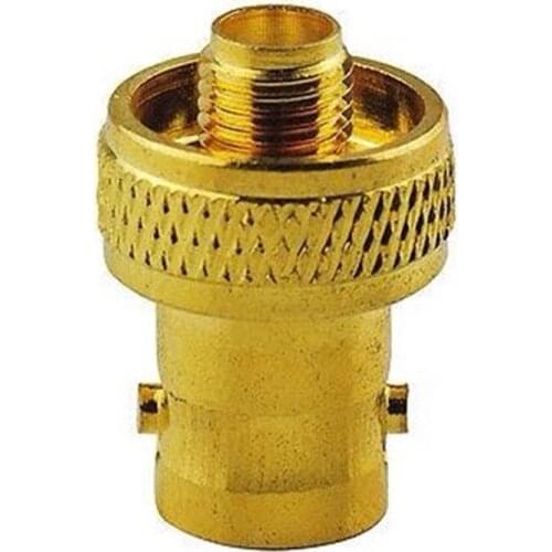 2pcs Copper Gold Plated BNC Female Jack To SMA Female Plug Connector RF Adapter For Walkie Talkie Adapter