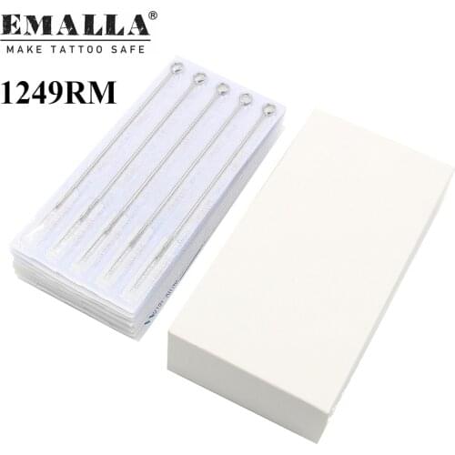 30PCS Professional 49RM Tattoo Needles 49 Round Magnum Curved Sterilize Tattoo Needles Stainless Steel Free Shipping