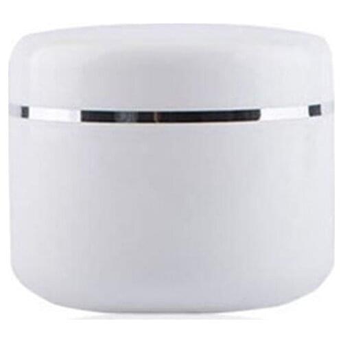 50Pcs 50G White Empty Skin Care Cream Plastic Containers Cosmetic Cream Jar 50ml Skin Care Bottles For Personal Care White Pot