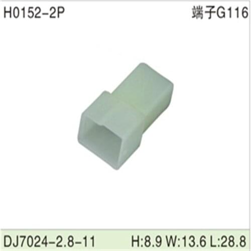 500pcs 2Pin 2.8mm male Auto Motorcycle Electronic Wiring Connector for AUdi,VW,BMW, Honda,Toyota,Ford DJ7024-2.8-11