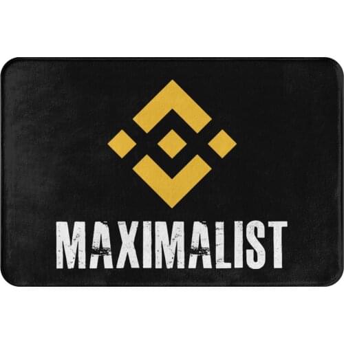 Binance Coin Crypto Miners Non-slip Doormat BNB Maximalist Bath Kitchen Mat Welcome Carpet Flannel Modern Decor