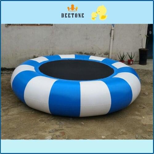 Cheap PVC inflatable water park floating inflatable water trampoline