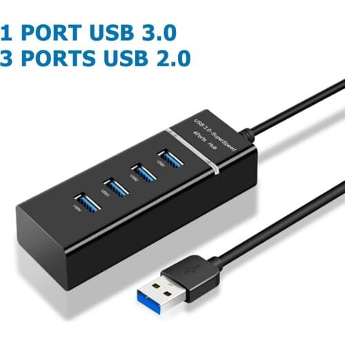 HUB for USB 3.0 2.0 3.1 4 Ports Multi Splitter USB Adapter Expander Cable for Laptop Desktop Computer PC Accessories USB HUB