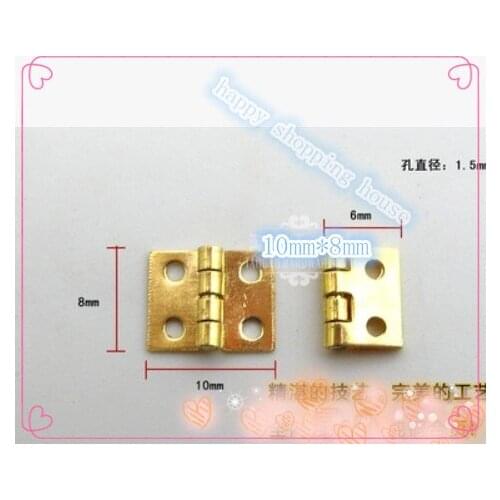 Samll hinge 8mm*10mm small copper hinge for small gift box mini hinge