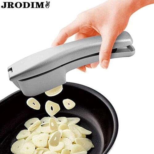 2 In 1 Multifunctional Garlic Press Slicer Manual Garlic Ginger Press Mincer Kitchen Tools Accessories Garlics Chopper Slicers