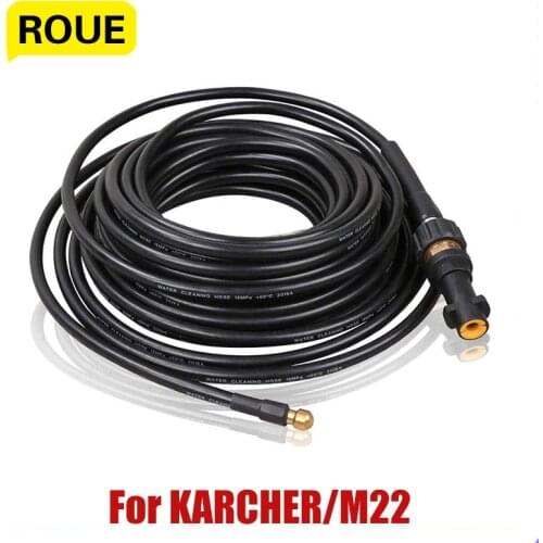 Pipe cleaning set with Karcher HD pipe cleaner Pipe cleaning hose Drain cleaner.Suitable for Karcher connection bayonet pressure