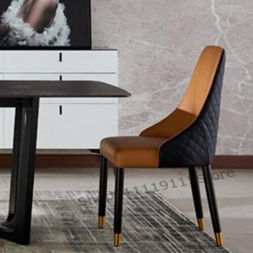 Nordic Luxury Dining Chair Modern Simple Designer Coffee Shop Hotel Home Solid Wood Chair Armchair Customization