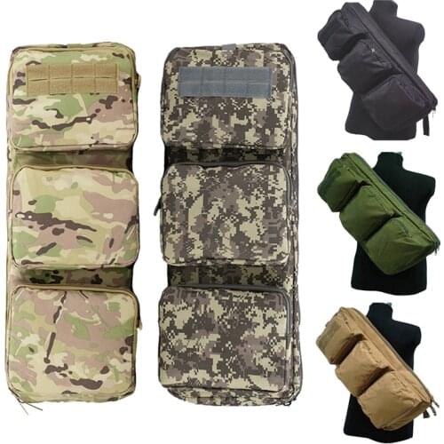 Tactical Hunting Gun Bag 60cm Airsoft Paintball Molle Pouch Army Gear Shooting Training Combat Shotgun Rifle Cases For Sniper