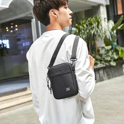 Mini Side Bags for Men Crossbody Shoulder Portable Waterproof Sports Leisure Small Sling Messenger Bag Luxury Fashion Designer