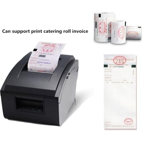 76mm Dot matrix high quality fast printing speed USB port / LAN pos printer double triple printing paper