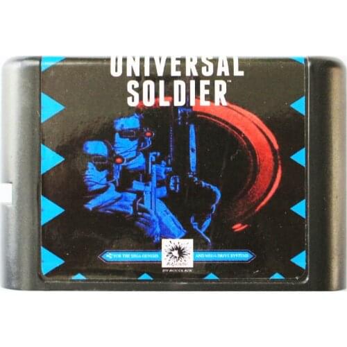 Universal Soldier 16 bit MD Game Card For Sega Mega Drive For SEGA Genesis
