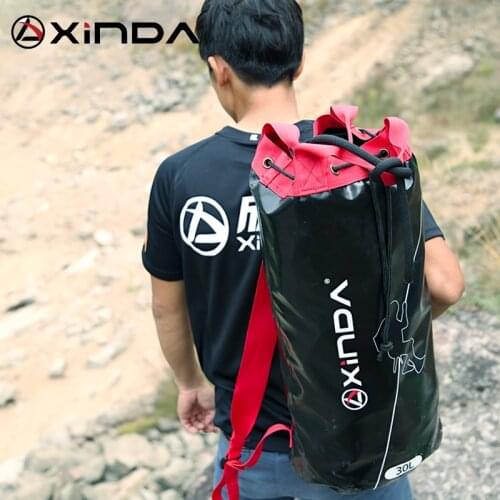 XINDA Outdoor Climbing Rope Bag Rope Storage Backpack For Downhill Equipment Package Mountaineering Bag