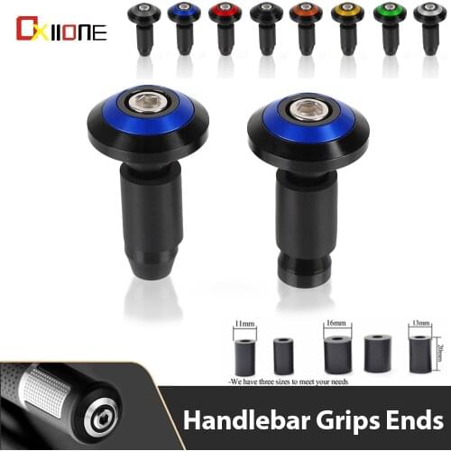 Motorcycle Handle Bar End Cap Anti Vibration Silder Plug For Yamaha TDM 900 850 XJ600 N S DIVERSION MT01 VMAX YZF R1 R1M R1S