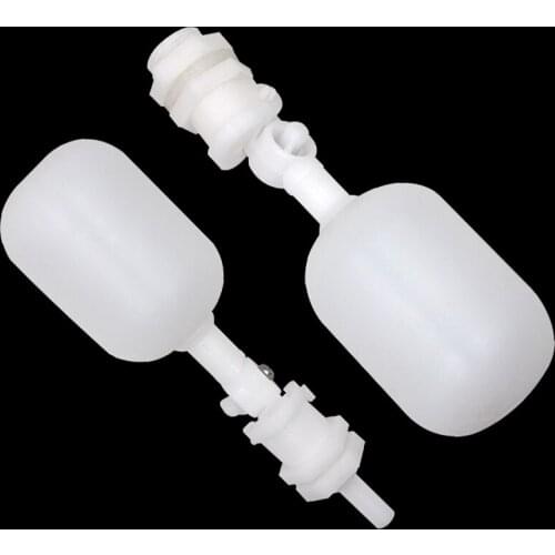 1PCS White Plastic Adjustable Water Float Ball Valve 1/4 3/8 Inch Livestock Water Trough Bowl Accessories Aquarium Water Tower