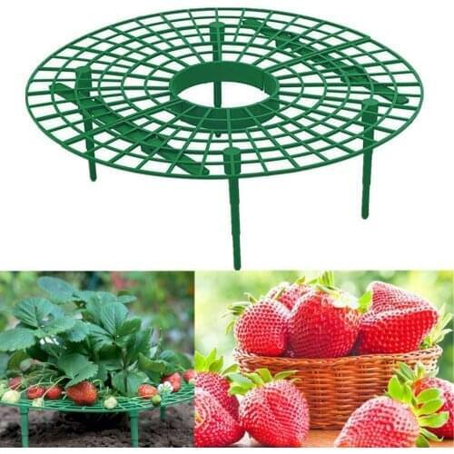5PCS Round Strawberry Stand Plastic Plant Flower Climbing Vine Strawberry Frame Holder Balcony Planting Rack Fruit Support Shelf
