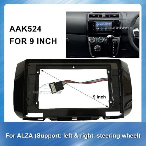 9 Inch Car Fascia Radio Installation Frame Kit For ALZA left and right wheel Car Stereo Dash Install Trim Panel Car Plate Kit