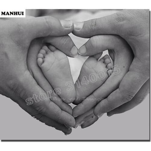 Diamond Painting Spuare Rhinestone Pasting Decorative Paintings Diamond Embroidery Hands and feet picture Cross Stitch BAC097