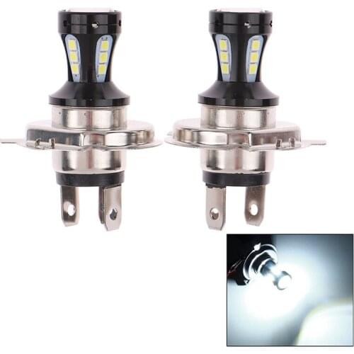 Car Accessories1 Pc H4 18W 6500K Led Licht Super Heldere Wit Hoofd Auto Licht Lamp 67.4X47.3mm