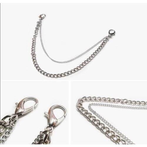 1 Pcs Women Men Keychain Chains For Pants Girl Boy Clothing Accessories Leather Accessories Trousers Chain