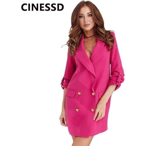 Женские повседневные пиджаки CINESSD China At AliExpress