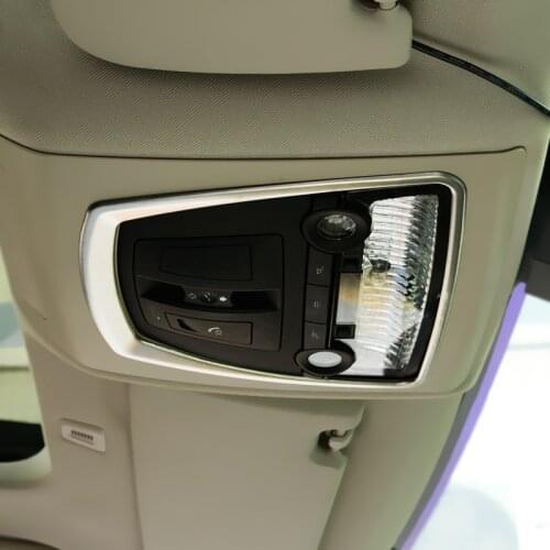 For BMW 5 Series F10 7 Series F01 X3 F25 X4 F26 GT F07 Front Reading Light Frame Cover Trim Dome Decoration Car Accessories 520i