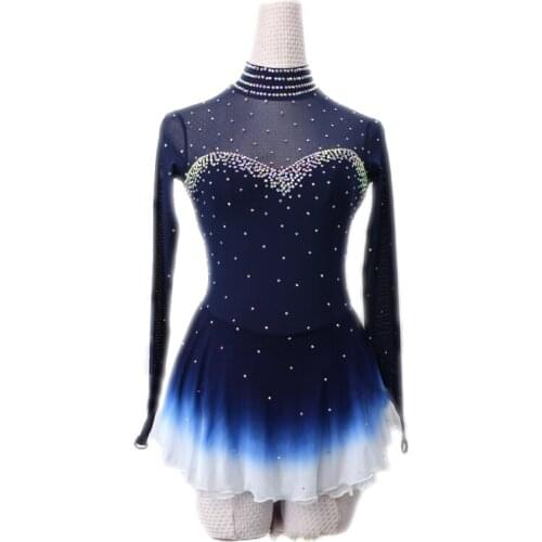 DVWVB custom-made figure skating performance dress for children and adult women
