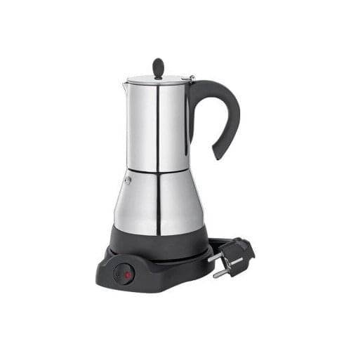Household coffee machine espresso coffee pot European plug-in portable stainless steel 304 electric moka pot