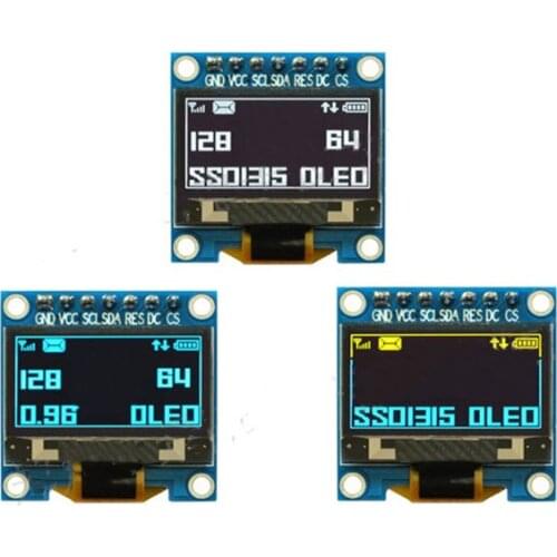 Maithoga 0.96 inch 7P White/Blue/Yellow Blue OLED Module SSD1315 Drive IC Compatible for SSD1306 128*64 IIC Interface
