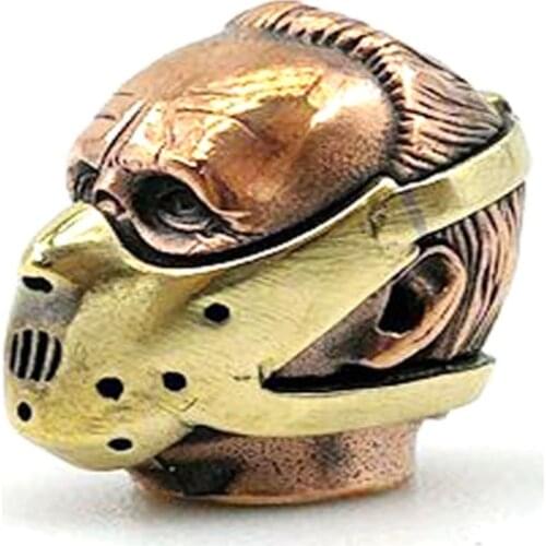 Outdoors DIY Tools EDC Copper Brass Hannibal Knife Beads Lanyard Pendants Key Rings Accessories