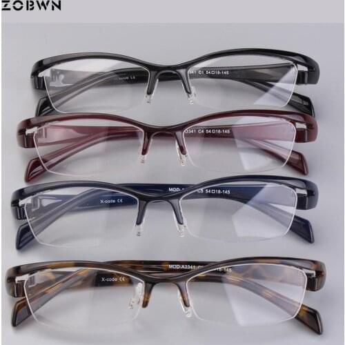 Little quantity sale Extremely Light optical glasses blue red women half rim frame famous design butterfly shape neat lunette