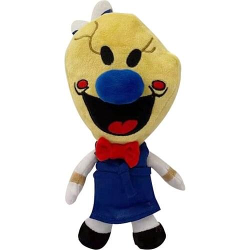 25cm New Ice Scream Rod Plush Toy Stuffed Soft Toys Cartoon Dolls Horror Game Character Halloween Christmas Gifts for Children