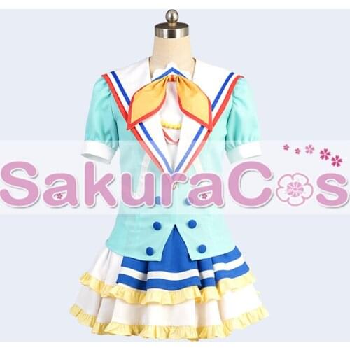 Love Live! Sunshine!! Aqours Jumping Heart Takami Chika Dresses Cosplay Costume Dresses O