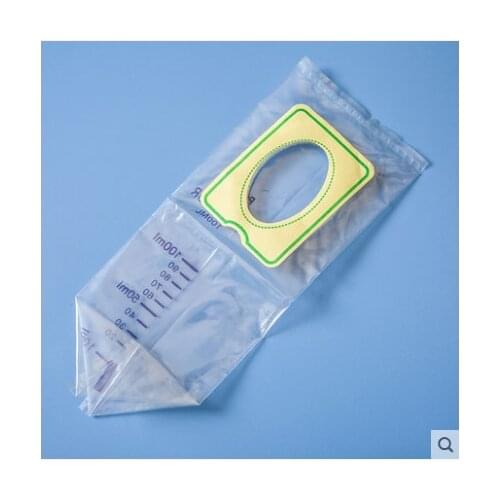 50pcs 20pcs 10pcs 100ml Urology Drainage bag Disposable Medical Baby Use Urology Collection Bag for Single Use free shipping