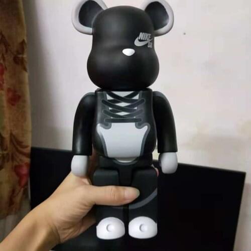 25cm Sport SB Bearbricklys Action Figure Block Bear PVC Model Figures Children Gift DIY Paint Dolls Kids Toys 400